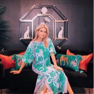 Lilly Pulitzer Silva Maxi Dress Emerald On The Prowl